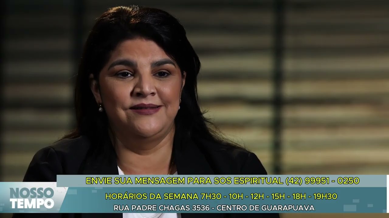 PROGRAMA NOSSO TEMPO DIA 03 DE OUTUBRO