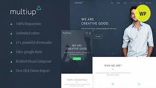 Multi Purpose Wordpress Theme Multiup Themeforest Website Templates And Themes