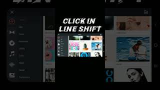 Line shift Animation Tutorial in kinemaster ||#shorts screenshot 1