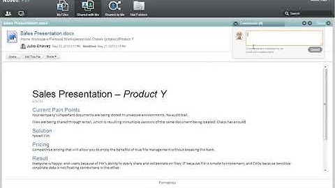 Filr   Sharing Folders and Files