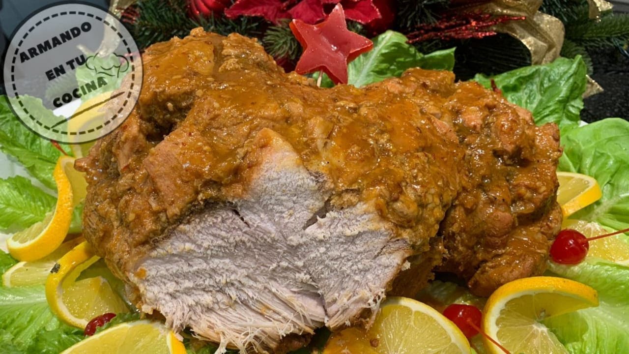 Pierna De Cerdo Con Tan Solo  8 Ingredientes