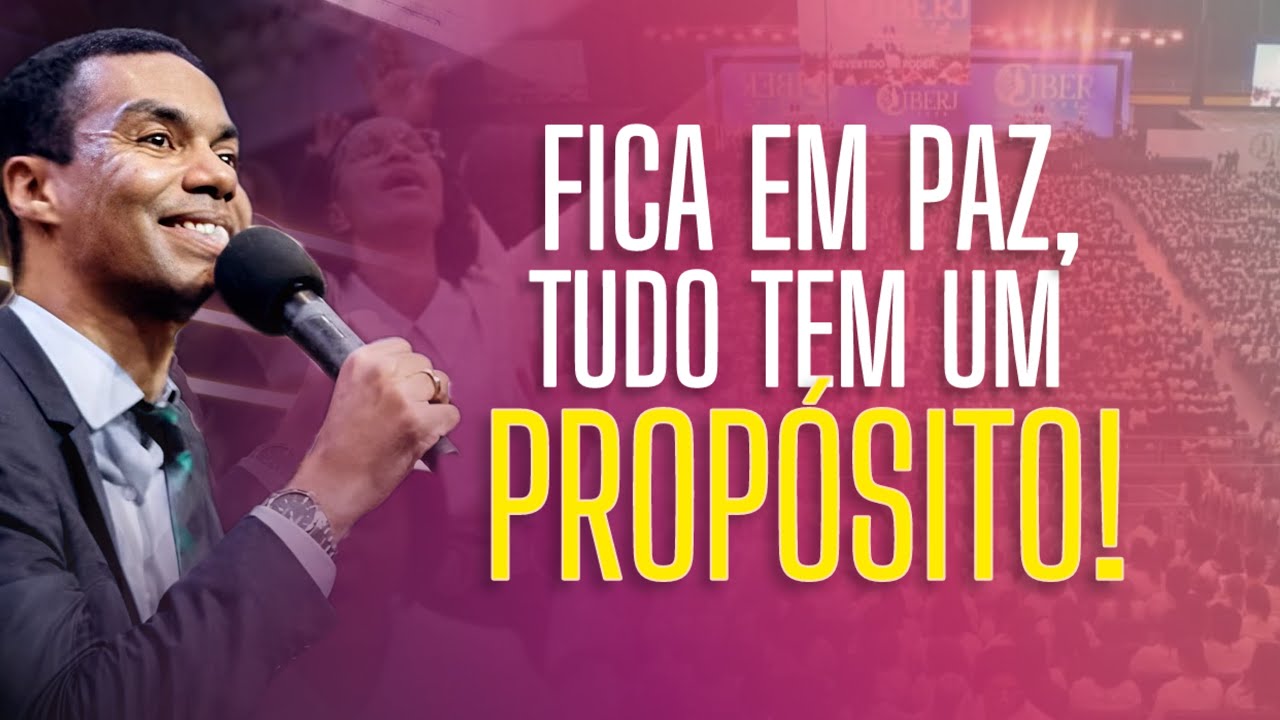 TUDO ISSO TEM PROPÓSITO, FICA EM PAZ | Pastor Jhonatan Carlos | CIBERJ 2025