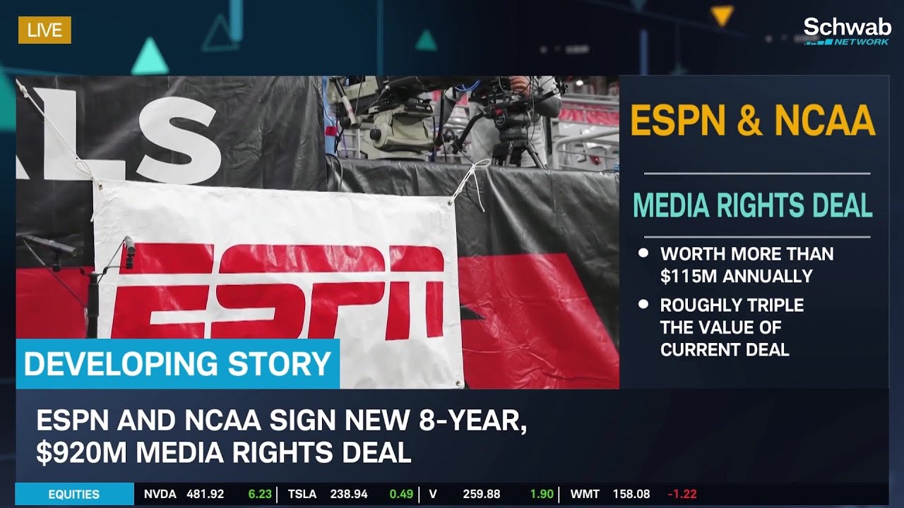 ESPN & NCAA Sign New $920M Media Rights Deal - YouTube