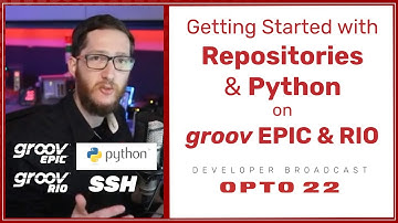 Getting Started with Repositories and Python on groov EPIC & RIO