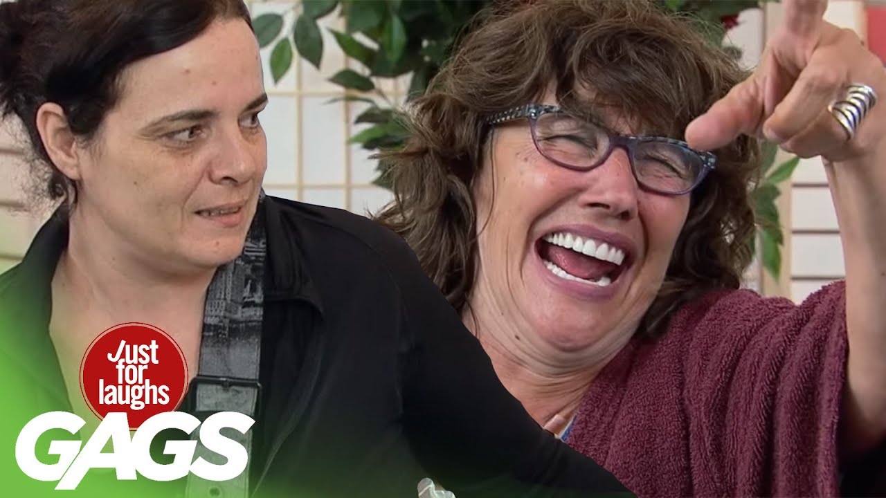 just for laughs Old Lady Literally Dies of Laughter Prank! - Just For Laughs Gags