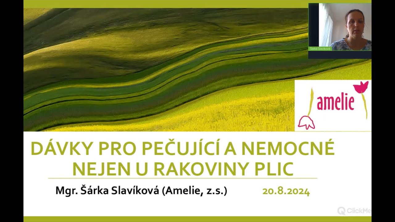 Dávky pro pečující a nemocné nejen u rakoviny plic