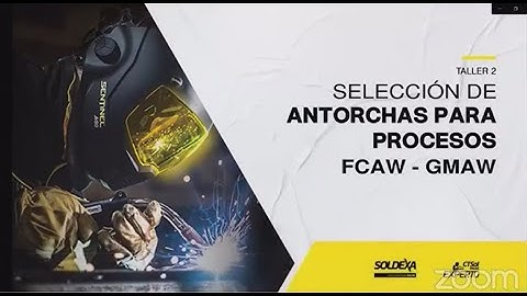 Antorchas para procesos FCAW y GMAW