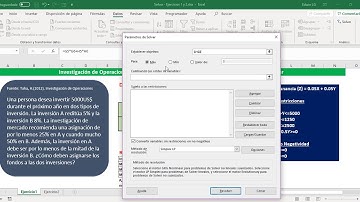 Excel Solver - Ejercicios 1 y 2