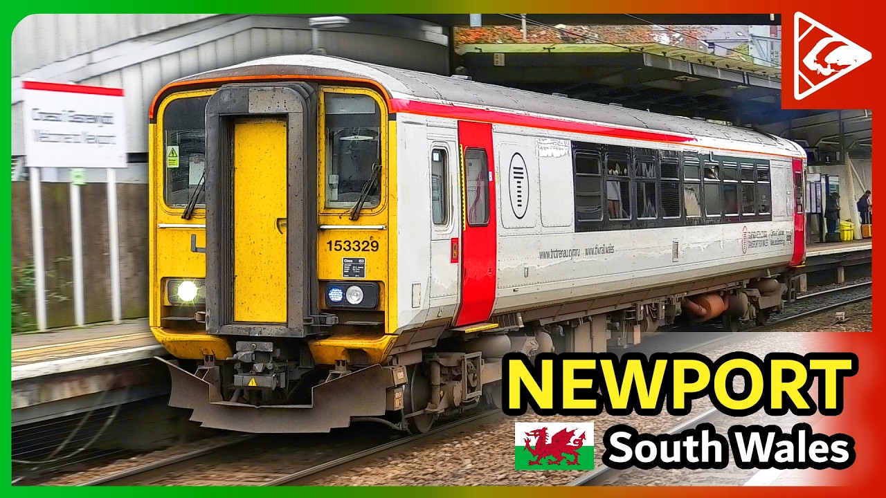 Trains at Newport (South Wales) 24/10/2024