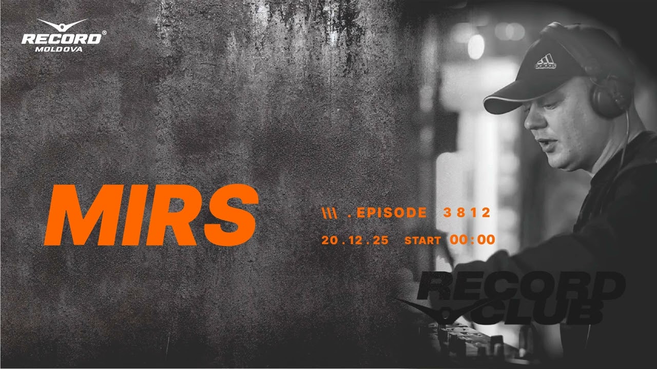 Club House & Vocal house music mix |  DJ MIRS  | Radio RECORD Moldova | episode 3812| 2025-20-12