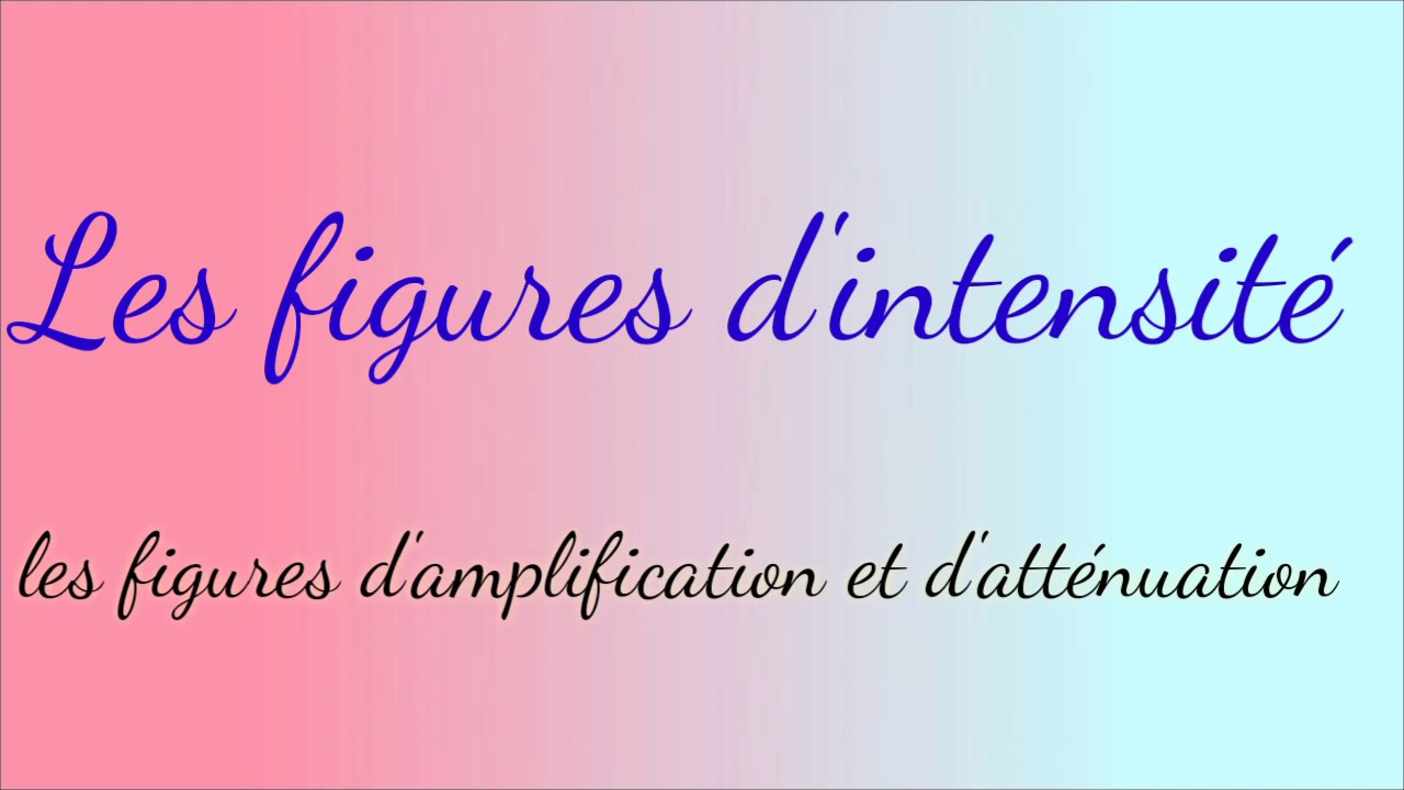 Superbe!!  Les figures d'amplification et d'atténuation