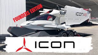 ICON A5 FOUNDERS EDITION LOADED UP FOR DELIVERY