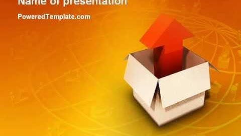 Shipment PowerPoint Template by PoweredTemplate.com