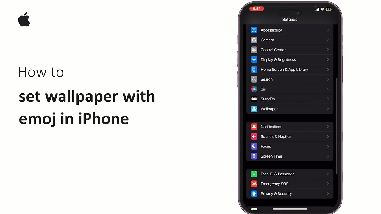 How To Set Wallpaper With Emoji In iPhone 2025 | Create Emoji Lock Screen & Home Background