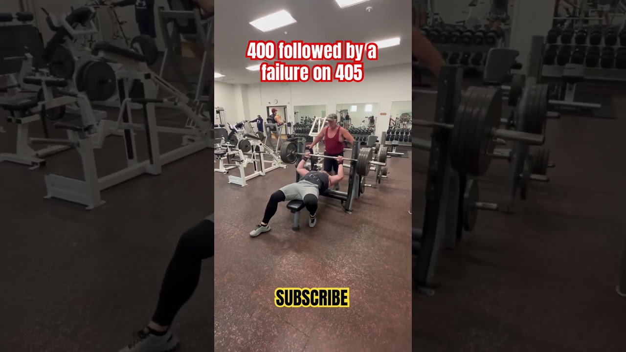 A Hit followed by a huge MISS on benchpress! 