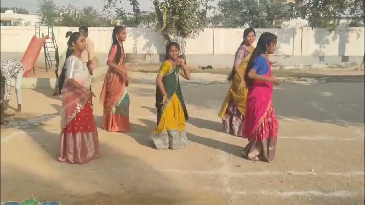 Blockbuster pongal song dance performance by 7th girls | Sankranthi celebrations 2026 | 
