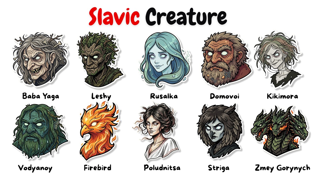 Every SLAVIC MYTHICAL Creature Explained in 10 minutes