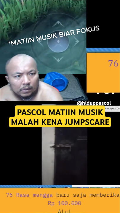 PASCOL UDAH NYALAIN MUSIK MAU WAR, DISAWER JUMPSCARE ❗❗🤣🤣 #pascolshort #hiduppascol #pascol