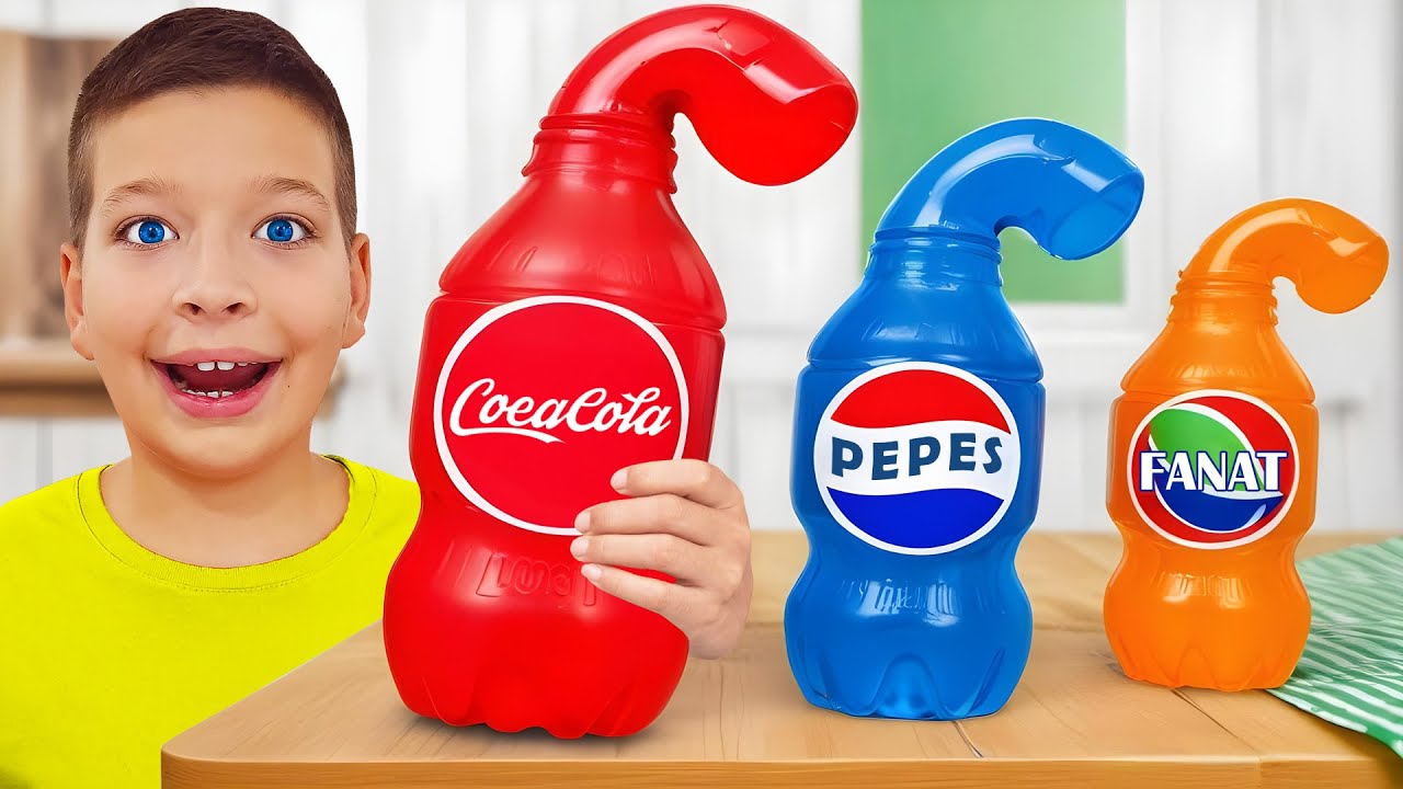 Colorful Bottle Feeding Song + Kids Songs & Nursery Rhymes with Max