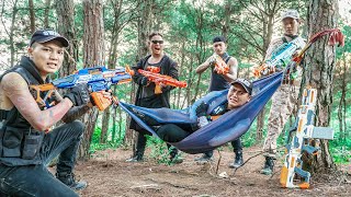 Nerf Guns War : S.W.A.T Men Of SEAL TEAM Nerf Guns Fight Crime Dr Lee Black Panther Campaign