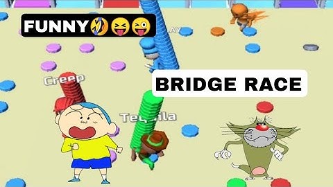 ✅ Bridge Race in Max Level iOS Android Walkthrough Gameplay Update New Trailers Mobile Games FU108JE