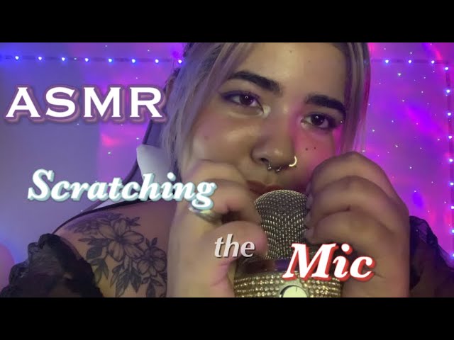 ASMR Scratching the Mic com Sons de Boca👄💤 - Ly ASMR