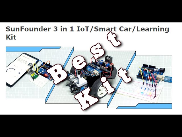 SunFounder 3 in 1 IoT/Smart Car/Learning Ultimate Starter Kit