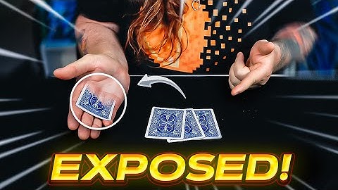LEARN The WORLDS BEST CARD TRICK An INVISIBLE PALM! - TUTORIAL