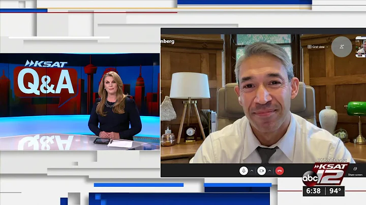 KSAT Q&A: Mayor Ron Nirenberg says despite lower COVID-19 positivity rate, hospitalizations stil...