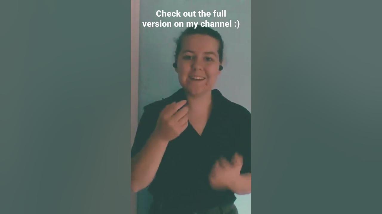 I want a snake - ASL Cover