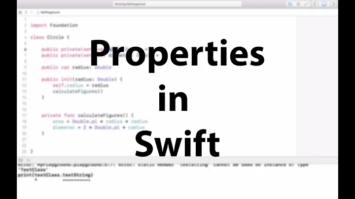 Properties in Swift