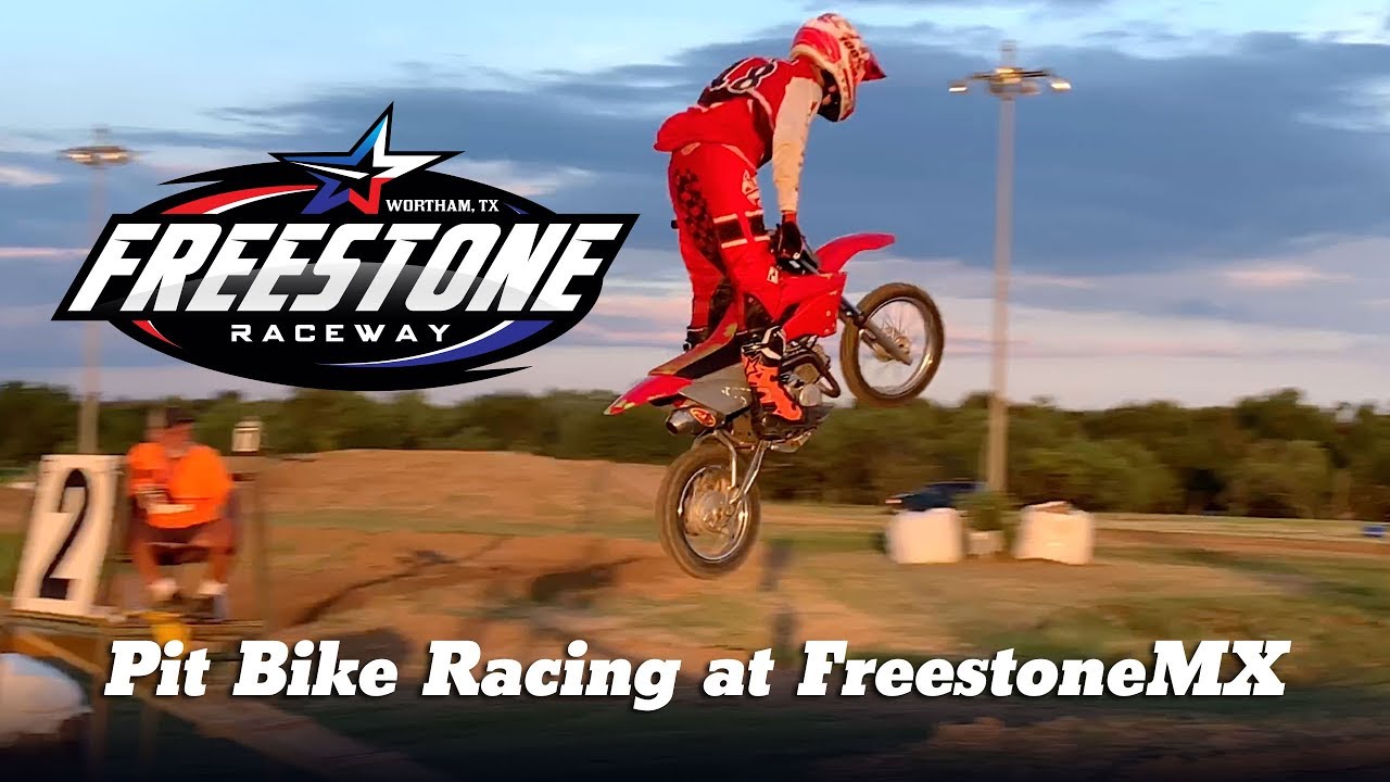 Pit Bike Racing At Freestone MX YouTube