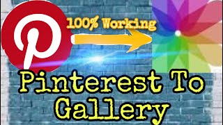 How To Save Pinterest Videos IN Gallery|| iPhone and androids || Software Genius screenshot 5