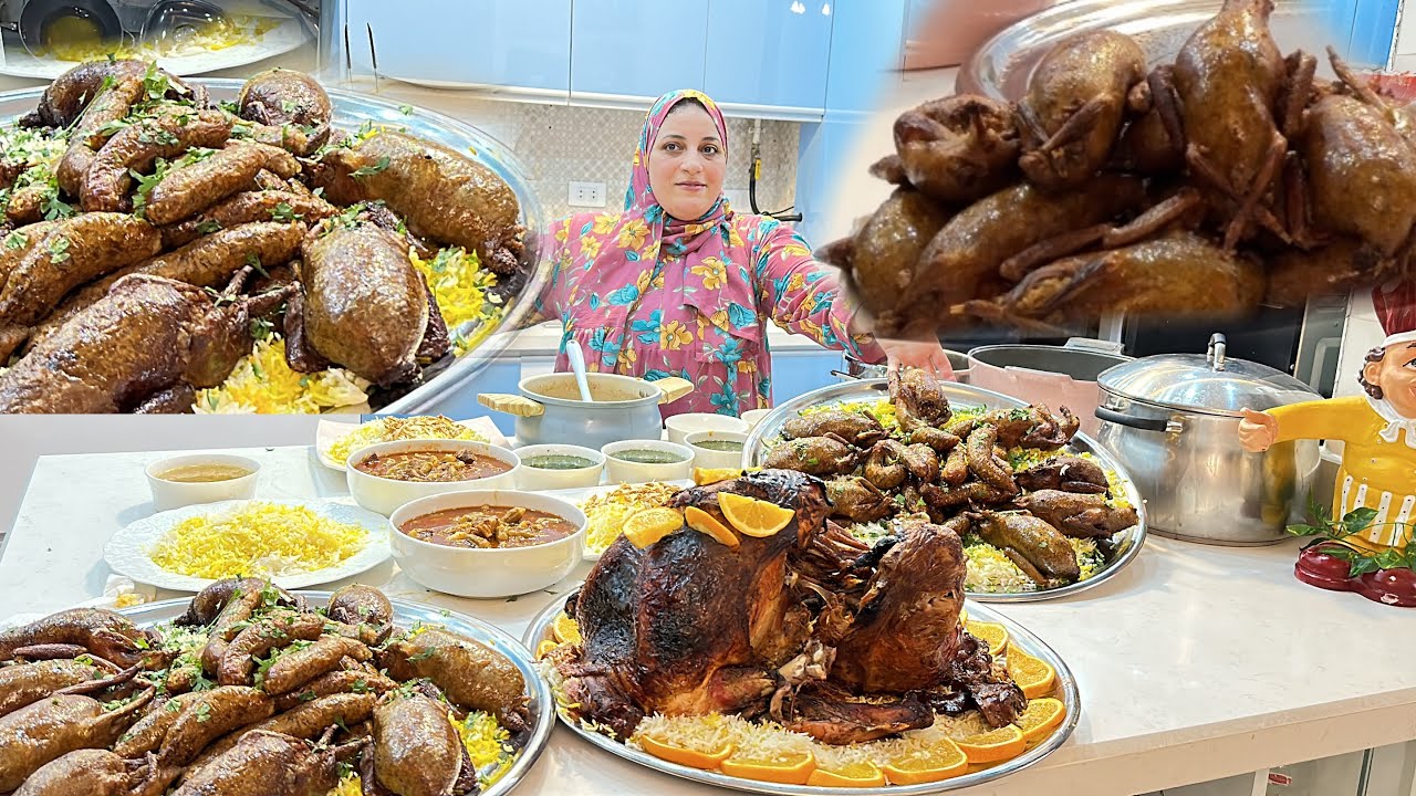 عزومات زمان الا عمري ما هنساها عزومه ولاد الاكابر الا تستأهل كل الحلو