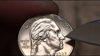 I Found A RARE Error On The NEW 2023 US Quarter...ANYONE Can Discover Errors On Newly Released Coins