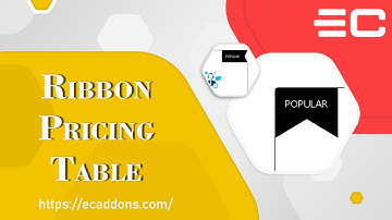 How To Create a Creative Pricing Table with Ribbon Elementor | EC Addons Elementor Tutorial