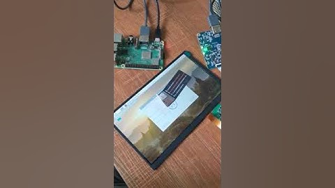 7 inch TFT LCD display and HDMI raspberry board test video