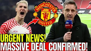 🔥URGENT! ✅FIRST DEAL ANNOUNCED IN OLD TRAFFORD! NO ONE EXPECTED! UNITED URGENT NEWS