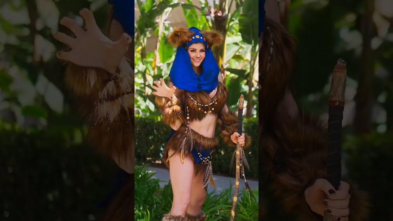 @Rachallday as an #Ewok #StarWars #Cosplay #WonderCon
