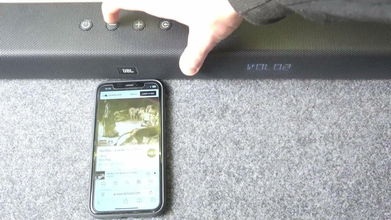 JBL サウンドバー タッチ式操作 JBL Bar 3.1 操作とジェスチャーの全て - YouTube