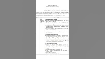 HPPSC PAPER 1 SYLLABUS #exam #HPPSC #PAPER1SYLLABUS#GOVT EXAM#hpjob#hppsc#tgt#hptet#hptgt#hp