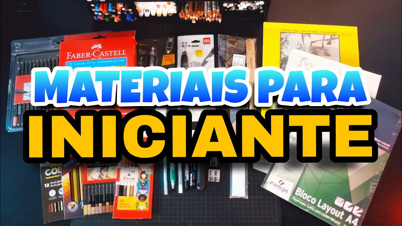 MATERIAIS DE DESENHO PARA INICIANTE