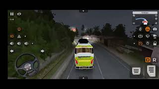 New Bus & Heavy Rain #business #bussimulatorindonesia #busmania screenshot 4