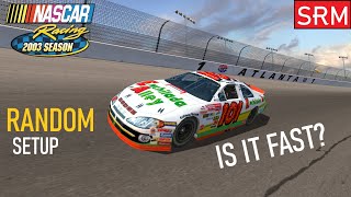 NR2003: Simracing with a Randomly Generated Setup