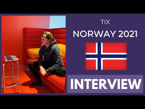 Eurovision 2021 Norway: TIX INTERVIEW w/ English subtitles