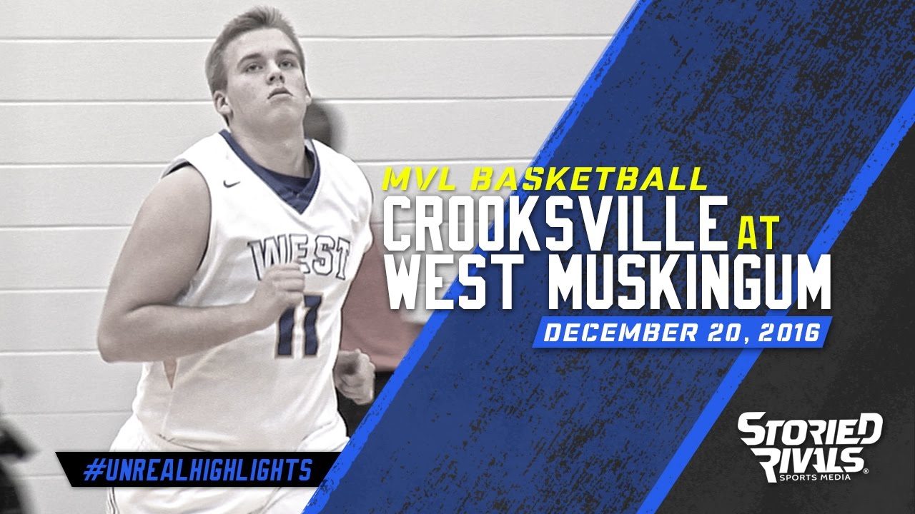 HS Basketball Crooksville at West Muskingum [12/20/16] YouTube