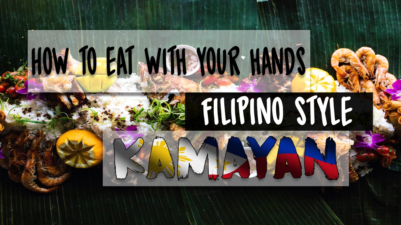 How To Eat With Your Hands Filipino Style Kamayan Bamboo Bistro YouTube