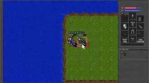 Tibia PSP Homebrew game