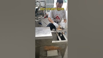 Ice cream cone wafer biscuit machine automatic egg roll making machine