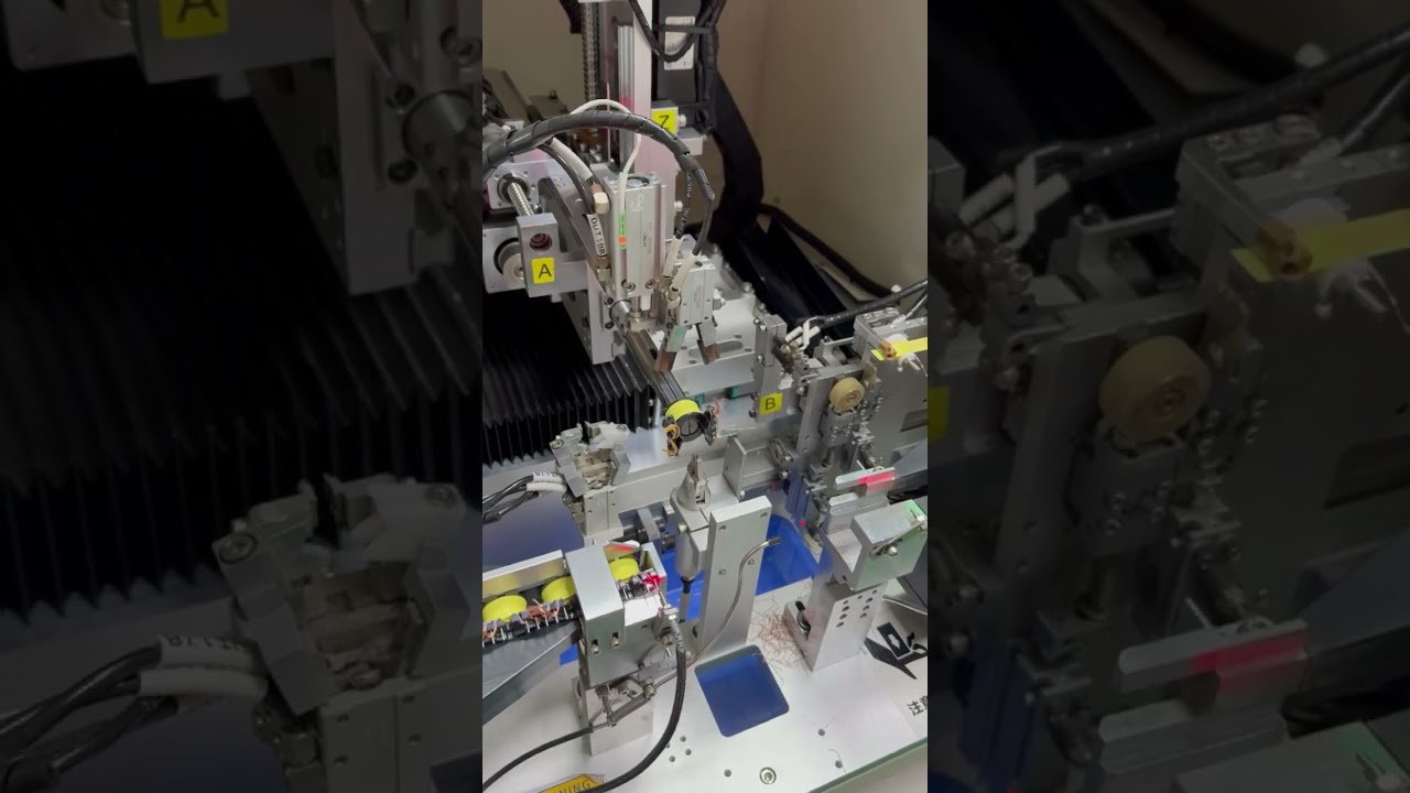 Fully automated production of ferrite transformers 